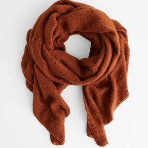 Free People Rangeley Recycled Blend Scarf in Gingerbread | NWOT